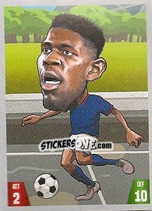 Sticker Samuel Umtiti - Gooolmania 2018 n. 81 - Select