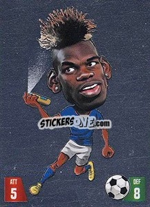 Sticker Paul Pogba - Gooolmania 2018 n. 82s - Select