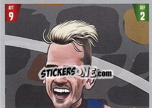Sticker Antoine Griezmann (puzzle 1) - Gooolmania 2018 n. 83 - Select