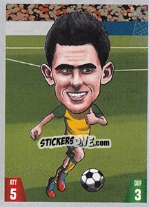 Sticker Tom Rogic - Gooolmania 2018 - Select