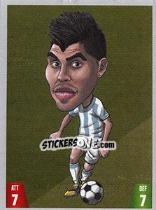 Sticker Enzo Pérez - Gooolmania 2018 n. 108 - Select