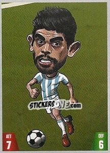 Sticker Éver Banega - Gooolmania 2018 - Select