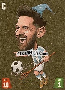 Sticker Lionel Messi - Gooolmania 2018 n. 113g - Select