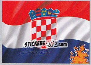 Sticker Flag - Gooolmania 2018 n. 120 - Select