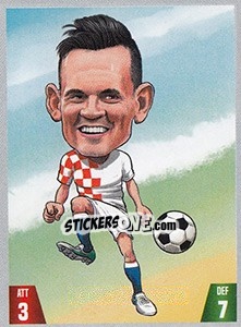Sticker Dejan Lovren - Gooolmania 2018 n. 121 - Select
