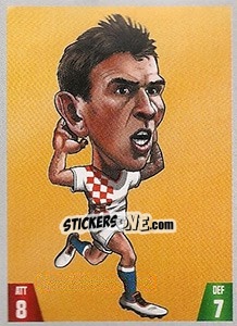 Sticker Mario Mandžukic - Gooolmania 2018 n. 123 - Select