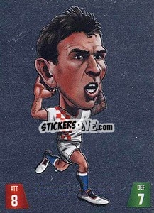Sticker Mario Mandžukic - Gooolmania 2018 n. 123s - Select