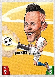 Sticker Ivan Perišic - Gooolmania 2018 n. 124 - Select