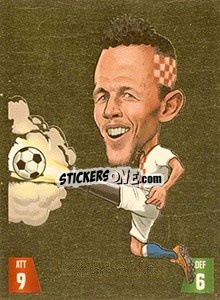 Sticker Ivan Perišic - Gooolmania 2018 n. 124g - Select