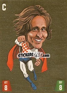Sticker Luka Modric - Gooolmania 2018 n. 126g - Select