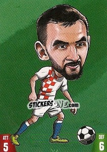 Sticker Milan Badelj - Gooolmania 2018 n. 134 - Select