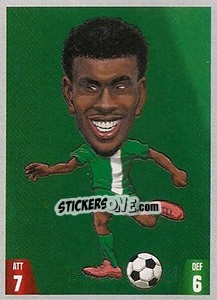 Sticker Alex Iwobi - Gooolmania 2018 n. 141 - Select