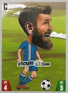 Sticker Aron Gunnarsson - Gooolmania 2018 n. 143 - Select