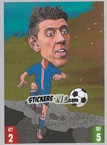 Sticker Birkir Már Sævarsson - Gooolmania 2018 n. 146 - Select