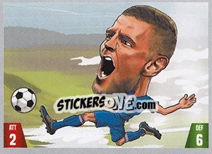 Sticker Ragnar Sigurdsson - Gooolmania 2018 n. 147 - Select