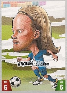 Sticker Birkir Bjarnason - Gooolmania 2018 n. 148 - Select