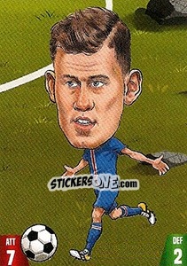 Sticker Alfred Finnbogason - Gooolmania 2018 n. 152 - Select
