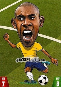 Sticker Fernandinho - Gooolmania 2018 n. 156 - Select