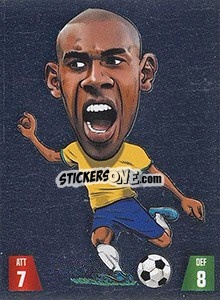 Sticker Fernandinho - Gooolmania 2018 n. 156s - Select