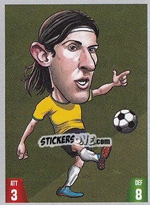 Sticker Filipe Luís - Gooolmania 2018 - Select