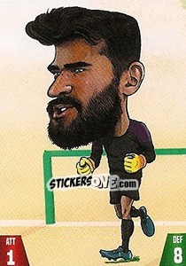 Sticker Alisson - Gooolmania 2018 n. 164 - Select