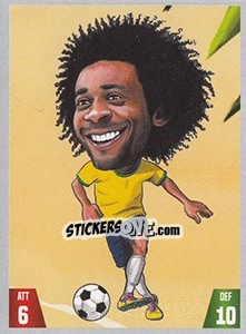 Sticker Marcelo - Gooolmania 2018 n. 165 - Select