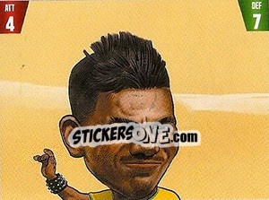 Sticker Casemiro (puzzle 1) - Gooolmania 2018 - Select