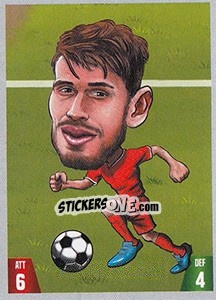 Sticker Adem Ljajic - Gooolmania 2018 n. 176 - Select