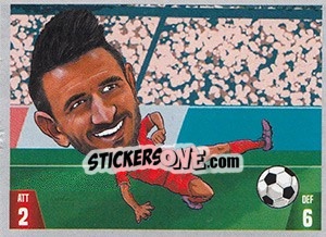 Sticker Antonio Rukavina - Gooolmania 2018 n. 181 - Select