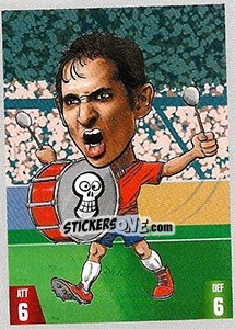 Sticker Celso Borges - Gooolmania 2018 - Select