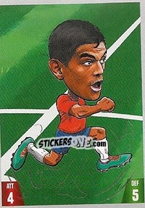 Sticker Cristian Gamboa - Gooolmania 2018 n. 187 - Select