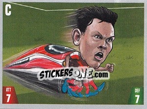Sticker Stephan Lichtsteiner - Gooolmania 2018 n. 193 - Select