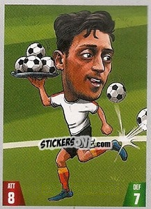 Sticker Mesut Özil - Gooolmania 2018 n. 199 - Select