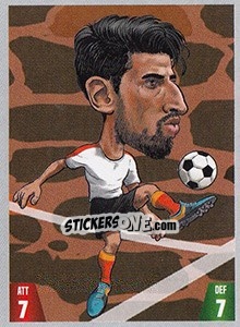 Sticker Sami Khedira - Gooolmania 2018 n. 206 - Select