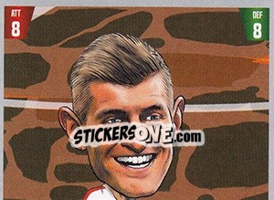 Sticker Toni Kroos (puzzle 1) - Gooolmania 2018 n. 210 - Select