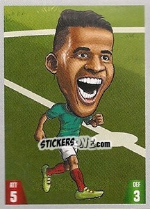 Sticker Giovani Dos Santos - Gooolmania 2018 n. 216 - Select