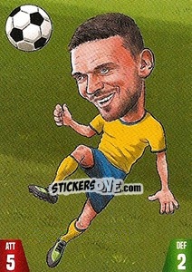 Sticker Marcus Berg - Gooolmania 2018 n. 222 - Select