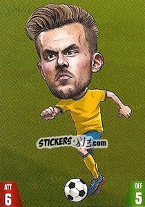 Sticker Sebastian Larsson - Gooolmania 2018 n. 224 - Select