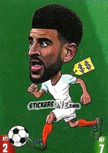 Sticker Kyle Walker - Gooolmania 2018 - Select