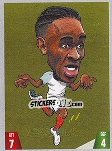 Sticker Raheem Sterling - Gooolmania 2018 n. 239 - Select