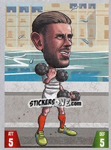 Sticker Jordan Henderson - Gooolmania 2018 n. 241 - Select