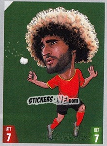 Sticker Marouane Fellaini - Gooolmania 2018 n. 251 - Select