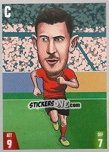 Sticker Eden Hazard - Gooolmania 2018 n. 253 - Select