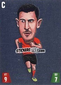 Sticker Eden Hazard - Gooolmania 2018 n. 253s - Select