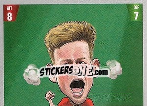 Sticker Kevin De Bruyne (puzzle 1) - Gooolmania 2018 n. 255 - Select