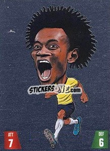 Sticker Juan Cuadrado - Gooolmania 2018 n. 276s - Select