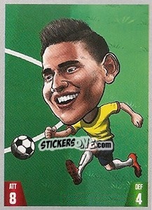 Sticker James Rodriguez - Gooolmania 2018 n. 278 - Select