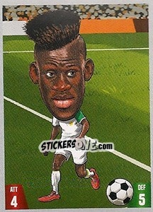 Sticker Kara Mbodji - Gooolmania 2018 n. 283 - Select