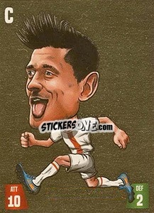 Sticker Robert Lewandowski - Gooolmania 2018 n. 288g - Select