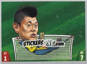Sticker Eiji Kawashima - Gooolmania 2018 n. 295 - Select